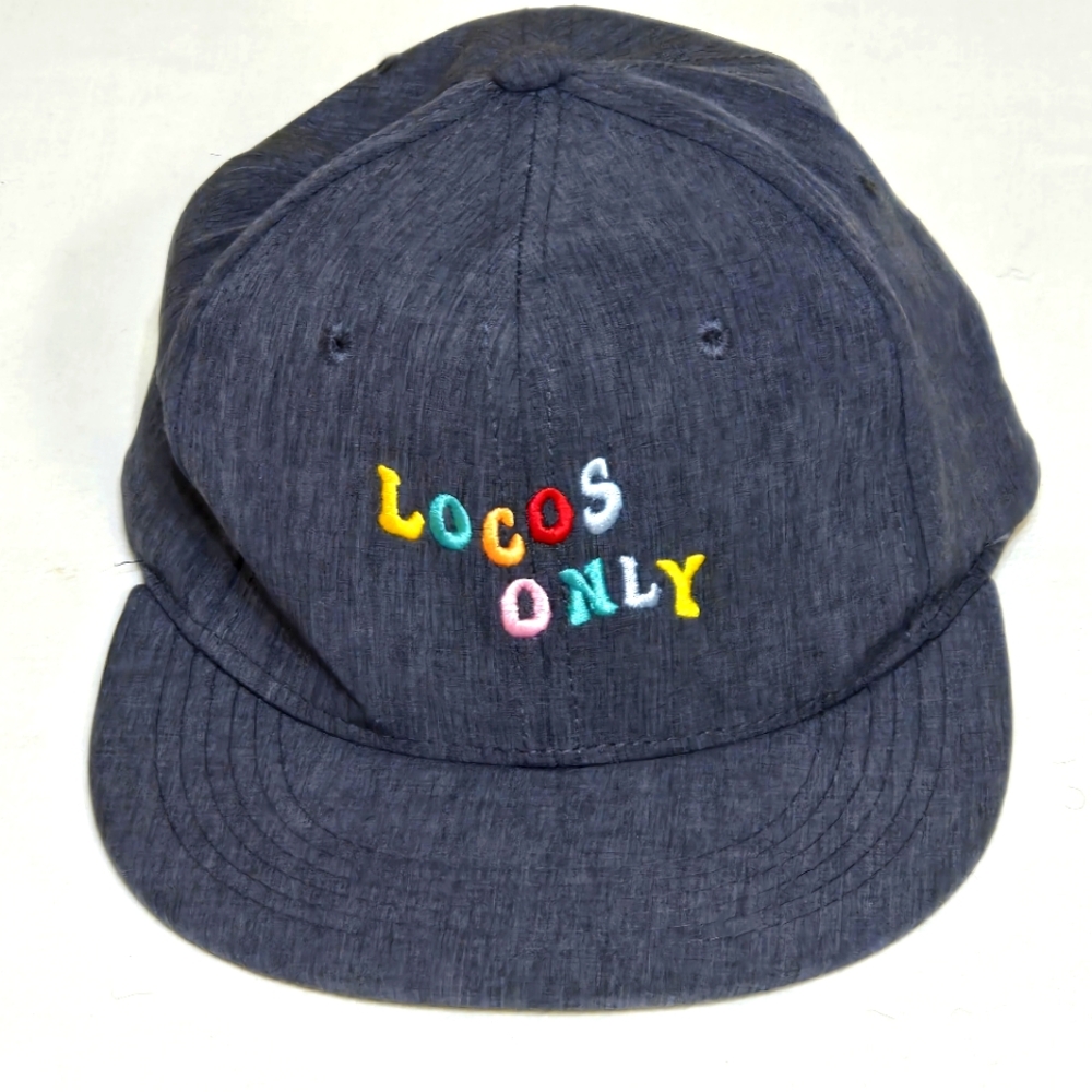 LOCOS ONLY , OSCI SURF Cap / Hat, Club Made since 1992, blue denim